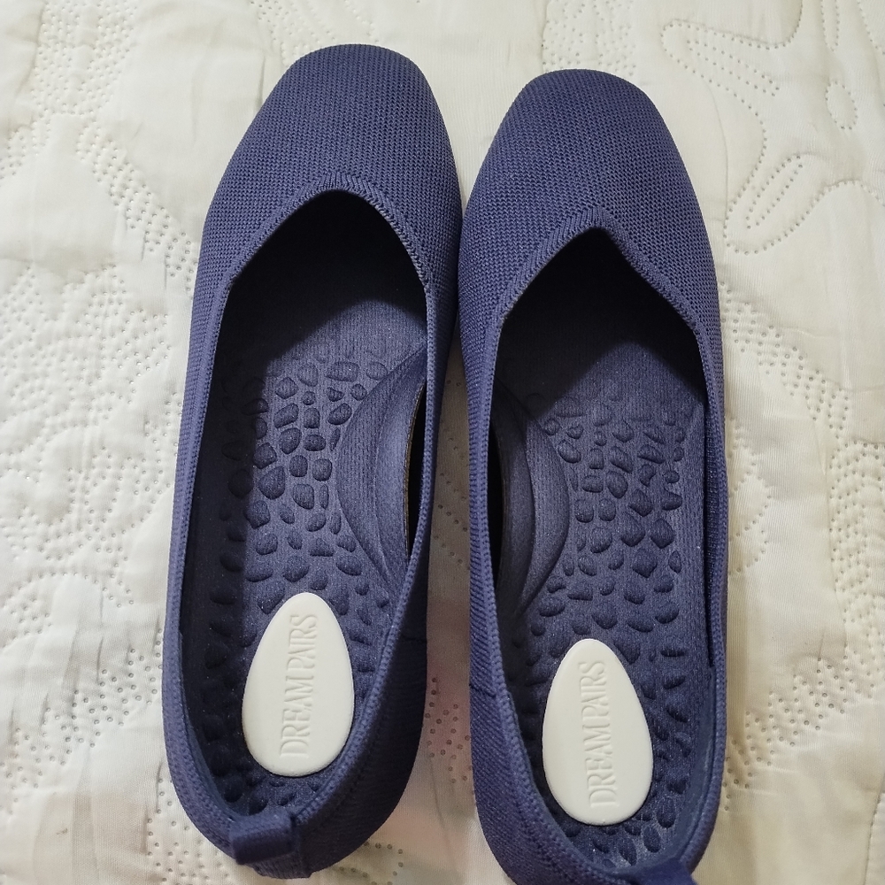 Dream Pairs Women's Elegant Blue Loafers